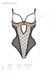 Еротичне боді Passion MARINA BODY, XXL/XXXL, beige, з відкритими чашками SO9716 фото 5