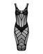 Напівпрозора сукня міді Obsessive D609 dress S/M/L, black SO7703 фото 5