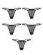 Набір трусиків Obsessive Violami 5-pack thong L/XL SX3627 фото 1