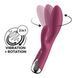 Вібратор-кролик з ротацією Satisfyer Spinning Rabbit 1 Red, 3 мотори SX0561 фото 1