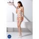 Бодістокінг Passion BS067 white, комбінезон, імітація панчох і топа на бретелях PBS067W фото 2