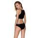 Трусики з прозорою вставкою Passion PS006 PANTIES S, black SO4233 фото 4