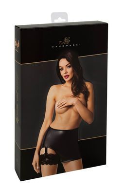 Спідниця Noir Handmade F345 Powerwetlook skirt with garter - XXL SX2138 фото