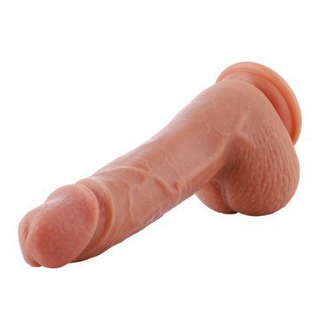 Ультрареалістичний фалоімітатор для секс-машин Hismith 8.3&Prime; 2-layers Silicone Flesh Dildo, 2-шаровий SO6204 фото