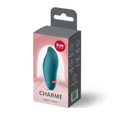 Віброкуля Fun Factory Charme Bottle Green, 12 режимів, перезаряджувана SX3280 фото