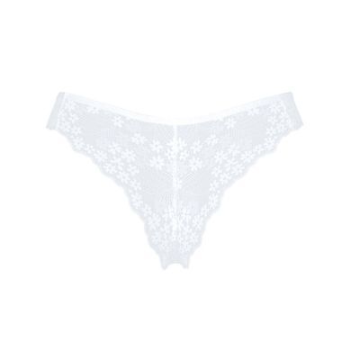 Напівпрозорі трусики Obsessive Heavenlly panties XL/2XL, відкриті сідниці SO8171 фото
