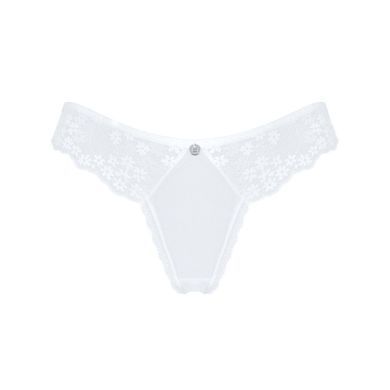 Напівпрозорі трусики Obsessive Heavenlly panties XL/2XL, відкриті сідниці SO8171 фото