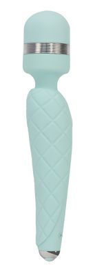 Розкішний вібромасажер PILLOW TALK - Cheeky Teal з кристалом Swarovski, плавне підвищення потужності SO2728 фото