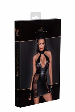 Сукня Noir Handmade F238 Short tulle dress with powerwetlook inserts, S SX0127 фото