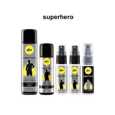 Спрей-пролонгатор pjur Superhero Strong Spray 20 ml, з екстрактом імбиру, без анестетиків PJ12920 фото