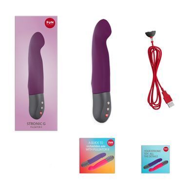Пульсатор для точки G Fun Factory STRONIC G FORTE sage green, 8 режимів, суперпотужний SX0921 фото