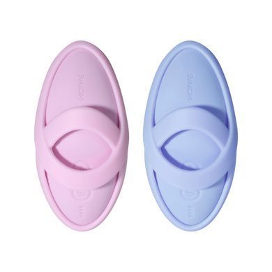 Смарт-вібратор для клітора Svakom Echo 2 Pink Lilac, підігрів до 38 &deg;C, знімна насадка на палець SX2449 фото