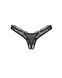 Трусики Obsessive Arrowel Black crotchless thongs S/M SX2582 фото 3