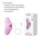 Смарт-вібратор для клітора Svakom Echo 2 Pink Lilac, підігрів до 38 &deg;C, знімна насадка на палець SX2449 фото 9