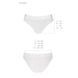 Трусики з прозорою вставкою Passion PS006 PANTIES L, white SO4235 фото 5