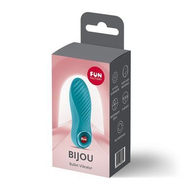 Віброкуля Fun Factory Bijou Aquamarine, 12 режимів, перезаряджувана SX3284 фото