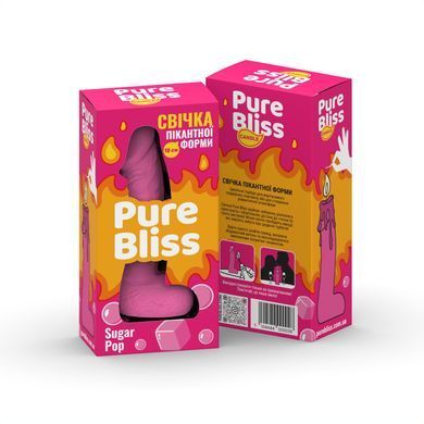 Ароматна свічка пікантної форми Pure Bliss Pink Sugar Pop (Жуйка) 18 см SX3038 фото