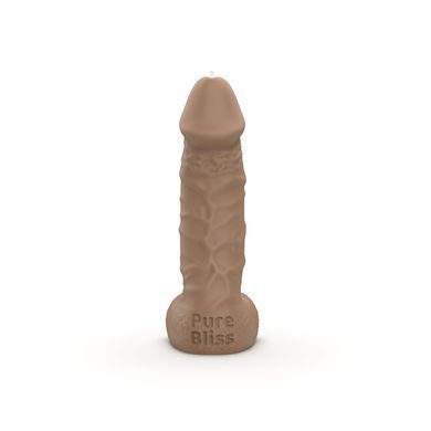 Свічка у вигляді члена Pure Bliss BIG Brown 18 см SX1651 фото