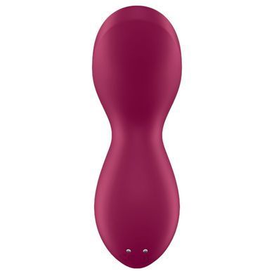 Вібратор для клітора з перлинною стимуляцією Satisfyer Exciterrr Berry, 2 незалежні мотори SX1218 фото
