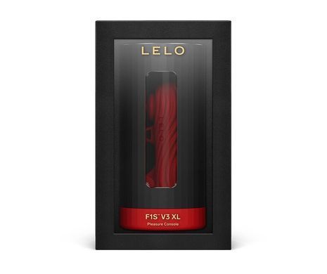 Смарт-мастурбатор LELO F1S V3 XL Red, збільшений, 2 мотори, 8 режимів, стимуляція звуковими хвилями SX0705 фото