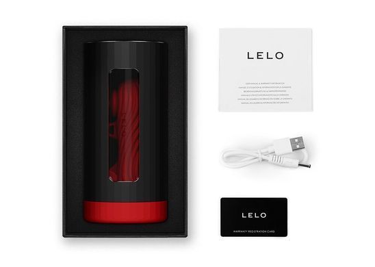 Смарт-мастурбатор LELO F1S V3 XL Red, збільшений, 2 мотори, 8 режимів, стимуляція звуковими хвилями SX0705 фото