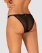 Напівпрозорі трусики з підвіскою Obsessive Ivannes panties black L/XL, чорні SO7281 фото 2
