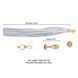Анальна пробка з флогером LOCKINK SEVANDA White Pony-Tail Anal Pear-shape Plug SX0869 фото 6