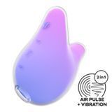 Вакуумний кліторальний стимулятор Satisfyer Mermaid Vibes Violet/Pink, 2 мотори SX1219 фото