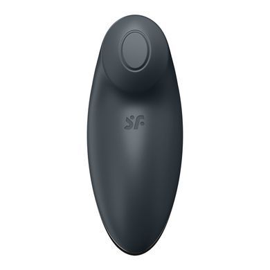 Вібростимулятор-пульсатор Satisfyer Tap & Climax 2 Grey, ефект постукування пальцем SX2184 фото