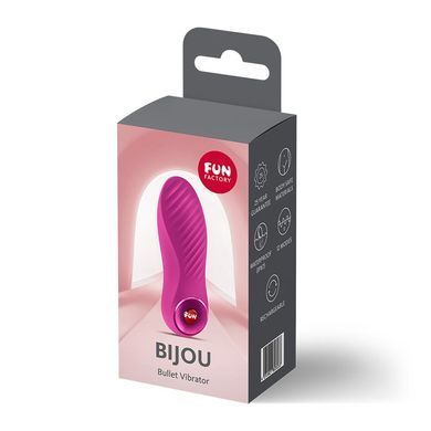 Віброкуля Fun Factory Bijou Magenta, 12 режимів, перезаряджувана SX3300 фото