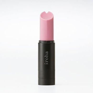 Вібратор-помада IROHA STICK Black, плавне збільшення потужності SO3329 фото