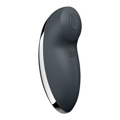 Вібростимулятор-пульсатор Satisfyer Tap & Climax 2 Grey, ефект постукування пальцем SX2184 фото