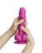 Реалістичний фалоімітатор Strap-On-Me Sliding Skin Realistic Dildo Fuchsia L, ефект рухливої шкіри SO6257 фото 2