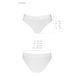 Трусики з прозорою вставкою Passion PS006 PANTIES S, white SO4237 фото 5