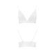 Еластичний топ з мереживом Passion PS001 TOP L, white SO4187 фото 4