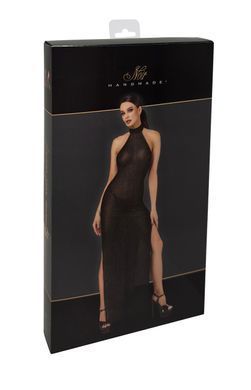 Сукня Noir Handmade F372 Onyx Twin-slit Long dress M SX4110 фото