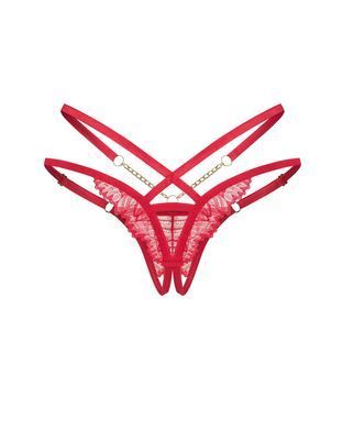 Трусики Obsessive Matildea crotchless thong L/XL SX3615 фото