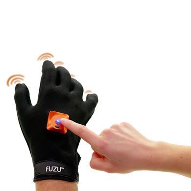 Віброрукавичка (ліва) FUZU Gloves Vibrating Massage Left Hand, 11 режимів SX2738 фото