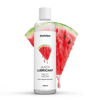 Лубрикант на водній основі Satisfyer Juicy Lubricant Melty Melon 300 мл (м'яте паковання!!!) SX2721-R фото