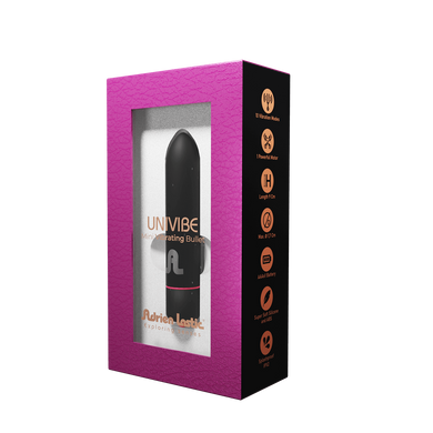 Віброкуля Adrien Lastic Univibe, 10 режимів роботи, силікон, на батарейках SO8207 фото