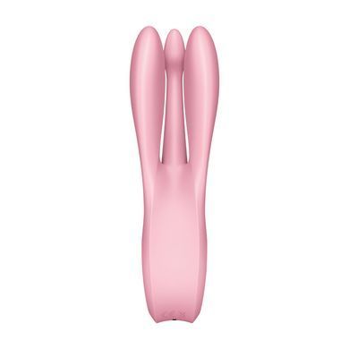 Кліторальний вібратор Satisfyer Threesome 1 Pink з трьома гнучкими пальчиками SO6985 фото