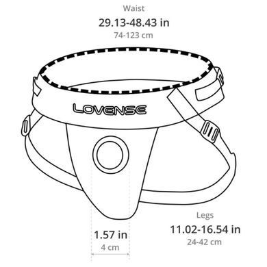 Трусики для страпона Lovense Strapless Harness, для Lovense Lapis strap-on та інших моделей SO8981 фото
