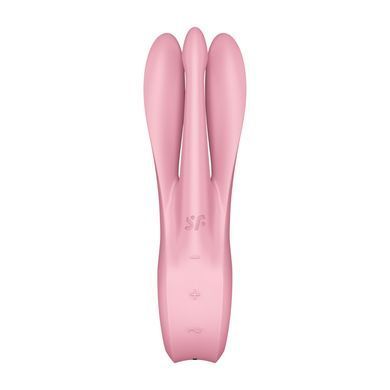 Кліторальний вібратор Satisfyer Threesome 1 Pink з трьома гнучкими пальчиками SO6985 фото