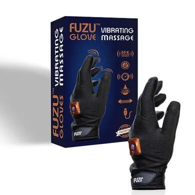 Віброрукавичка (ліва) FUZU Gloves Vibrating Massage Left Hand, 11 режимів SX2738 фото