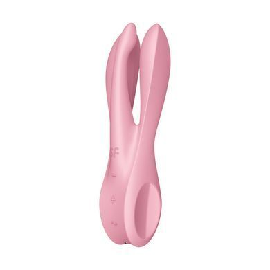 Кліторальний вібратор Satisfyer Threesome 1 Pink з трьома гнучкими пальчиками SO6985 фото