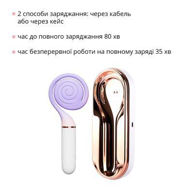 Пульсатор з вакуумною стимуляцією Otouch LOLLIPOP Purple SO9428 фото