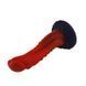 Фалоімітатор для секс-машин Hismith 8.35&Prime; Curved Silicone Dildo Red Monster Series, система KlicLok SO9966 фото 3