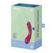 Вакуумний стимулятор з вібрацією Satisfyer Curvy Trinity 1 Red, іграшка 3в1 SO8407 фото 5