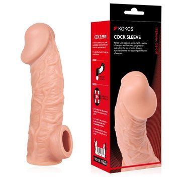 Насадка на член Kokos Cock Sleeve CS 001 M (м'ята упаковка!!!) SX1451-R фото