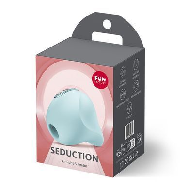Вакуумний стимулятор Fun Factory Seduction Ice Blue, 11 режимів роботи, перезаряджуваний SX3301 фото